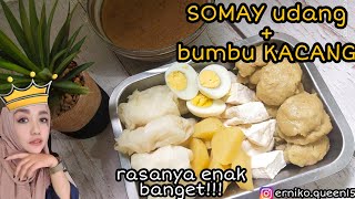 cara buat SOMAY UDANG + BUMBU KACANG rasa nya enak bikin nya mudah || masakan sederhana sehari hari