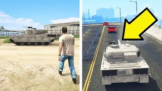 ЧТО ПРОИЗОЙДЕТ ЕСЛИ ТРЕВОР СЯДЕТ В ТАНК В GTA 5 ?