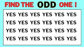 FIND THE ODD ONE OUT l HOW GOOD ARE YOU EYES ? #findoddoneout