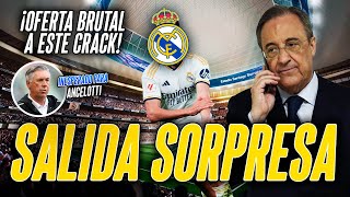 SALIDA SORPRESA del REAL MADRID | ¡OFERTA BRUTAL! | ANCELOTTI CONTABA con ÉL | ¿HABRÁ SUSTITUTO?