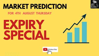 Nifty Analysis for 4th August Thursday | Expiry Special | Bank Nifty Levels for Tomorrow