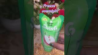 Swing Apple Drink Popsicle🍎🍦| Apple Ice cream #shorts #youtubeshorts #viral #icecream