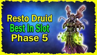 Resto Druid - Best In Slot - Phase 5 | Wow Classic Guide