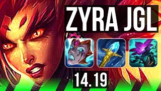 ZYRA vs JARVAN IV (JGL) | 55k DMG | EUW Master | 14.19