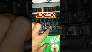 Create folder shortcut key laptop/pc #shorts #newfolder #keyboardtricks #viralshort