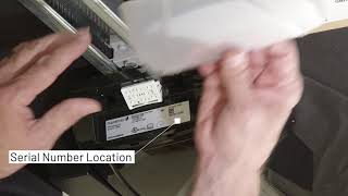 Marantec Synergy 200 Series Serial Number Location