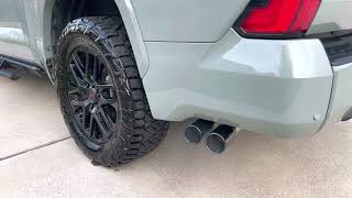 22 Tundra TRD Sport with TRD Pro Exhaust