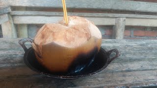 Minum Kelapa Bakar || Masuk 2 Bulan Sakit