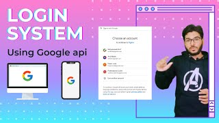 Login System using Google api