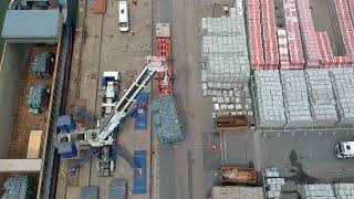 1000te Mobile Crane | Baldwins Crane Hire. Heavy Lift at Port of Tilbury