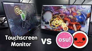 The website called this a GAMING Monitor... 🤔 | China Portable Touchscreen VS osu! (and other games)