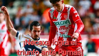 ¡Necaxa logra el triunfo ante Pumas!