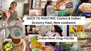 ☀️🌸BACK TO ROUTINE*RICE shortage IN USA*Indian WEEKLY GROCERY HAUL,REDCHEF COOKWARE REVIEW UNBOXING