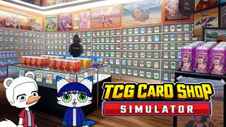 Segwo and Kruxy Compete with their shops in TCG Cardshop Simulator