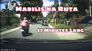 FASTEST Route from Brgy. Natatas, Tanauan City Batangas to Sucat Muntinlupa