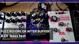 Fuzz with buffers || A bass \ home recording perspective