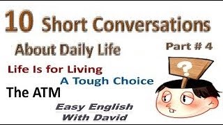 10 Short Conversation About Daily Life Part # 4