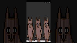 How Would Pixel Cat Emoji Sound on Midi? (Dark Midi) #shorts