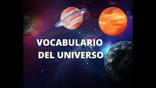 VOCABULARIO DEL UNIVERSO