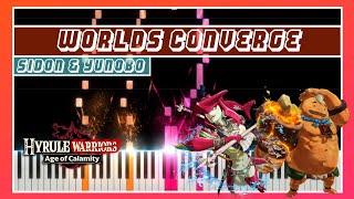 Worlds Converge (Sidon & Yunobo) - Hyrule Warriors: Age of Calamity|| Piano Visual