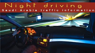 Saudi arab night driving video, Saudi traffic rules, gulfindians