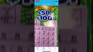 $100 Winner on $10 $50 or $100 Calottery Scratcher HD.