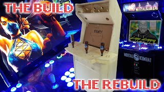 DIY Mortal Kombat Arcade Cabinet Machine Build Rebuild | Launchbox | Bigbox | LEDblinky | Retroarch