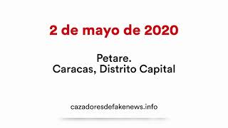 1°, 2 y 3 de Mayo de 2020. #Guanare, #Petare y #Macuto.