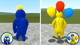 PLAYING AS BLUE VS PLAYING AS YELLOW RAINBOW FRIENDS In Garry's Mod!