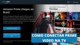 Como Conectar prime video na Smart Tv