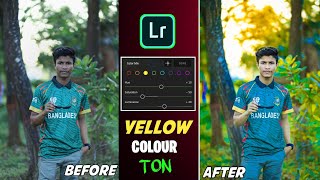 Lightroom Yellow Tone Photo Editing | Yellow Effect Lightroom Photo Editing | Lr Photo Editing |