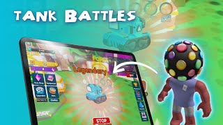 Hatching a Laser Legendary in Tank Battles - Roblox Gameplay