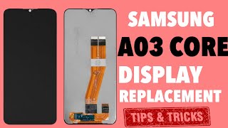 How to change A03 Core screen replacement || how to install a03 core screen trick #howtofix