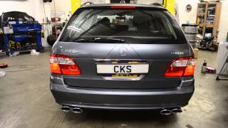 S211 E500 CKS X-pipe, AMG Rear Silencers + Filters + ECU Remap