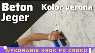 Beton Jeger  kolor  Verona (wykonanie )