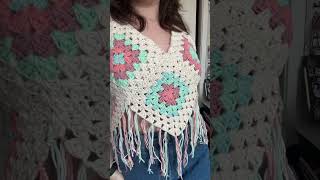 tutorial for this top is up on my channel ⭐️🧶 #crochetideas #easycrochet #crochet #crochetpatterns