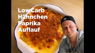 LowCarb Hähnchen-Paprika-Auflauf | Glenn kocht!