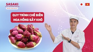 Cách sấy hoa hồng giữ nguyên màu sắc, giúp cánh hoa khô đồng đều