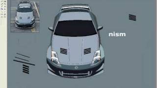 Nismo V2 350z on microsoft paint