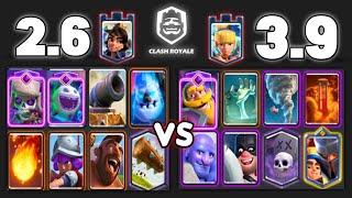 Clash Royale - Hog Cycle 2.6 Vs Bowler Graveyard - Hog 2.6 Best Gameplay