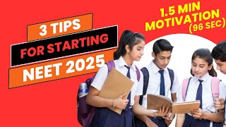 Just⏰ 3 Tips (96 Seconds)to📈your NEET score💡| 700+ in NEET 2025✅ |NEET topper advice| BASICS OF NEET