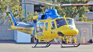 Subaru Bell 412 EPX helicopter Ventura County Sheriff's Office landing at HAI Heli expo 2024