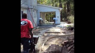 Peachtree City Concrete Makeover