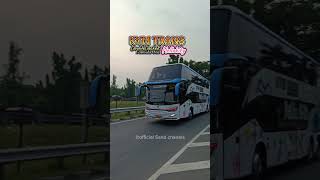 Bus SUPER DOUBLE DECKER KYM TRANS F1 ( Sr2+Sr3 Legacy ) #feedshorts #bus #kymtrans #busmania