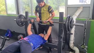 65kg Bench press. Bodyweight 83kg