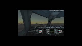 Airbus A380-800 Cockpit Landing #shorts #rfsuniverse #rfsshorts #rfs #realflightsimulator