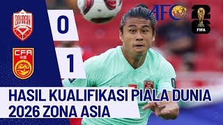 Hasil Bahrain vs China Laga Kualifikasi Piala Dunia 2026 Zona Asia