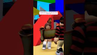 SHE MADE FUN OF HIM FOR NOT HAVING A DAD IN ROBLOX AND THEN THIS HAPPENED..😢😲 #shorts