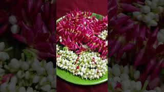 Flower Gajra Making At Home #flower  gajramakingathome #flowers #gajra #original