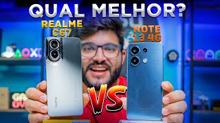 Xiaomi Redmi Note 13 perdeu feio? Realme C67 é MAIS BARATO, tem NFC e 256GB